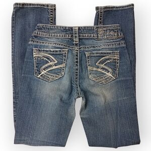 Silver Jeans Women's Classic Blue SUKI Straight